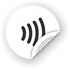 Obrázek NFC štítek 35mm symbol vln, více barev