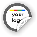 Picture of Custom Logo Round Sticker Border