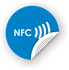 Obrázek NFC štítek 50mm s nápisem, více barev