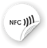 Obrázok pre výrobcu NFC sticker 50mm with text, more colors