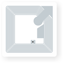 Picture of Transparent NFC Square Sticker, 35x35mm, NTAG213
