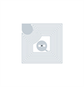 Obrázok pre výrobcu Transparent NFC Sticker, 18x18, Topaz 512