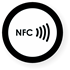 Picture of NFC sticker 50mm with border, more colors