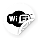 Picture of NFC Sticker 35mm with WiFi logo