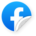 Picture of NFC Sticker 35mm with Facebook logo